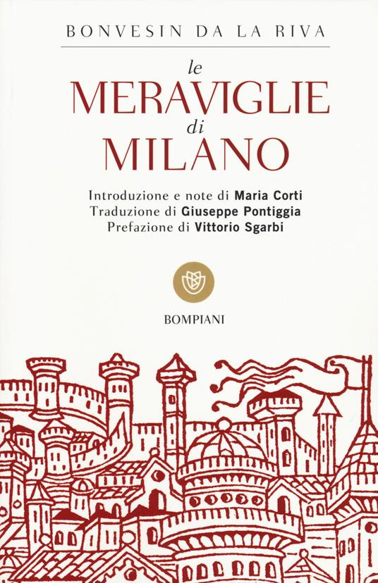 Le meraviglie di Milano - Bonvesin de la Riva - copertina