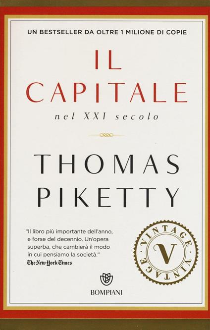 Il capitale nel XXI secolo - Thomas Piketty - copertina