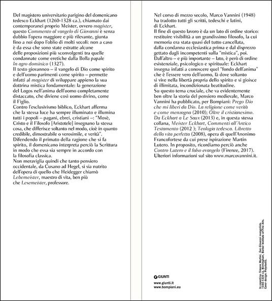 Commento al Vangelo di Giovanni. Testo latino a fronte - Meister Eckhart - 2
