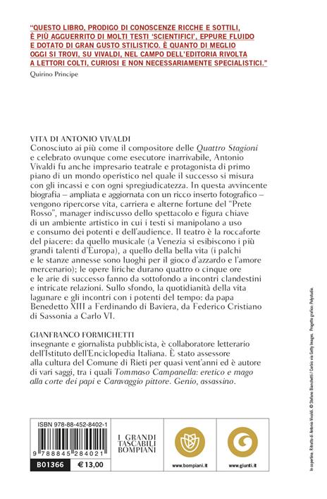 Venezia e il prete col violino. Vita di Antonio Vivaldi - Gianfranco Formichetti - 2