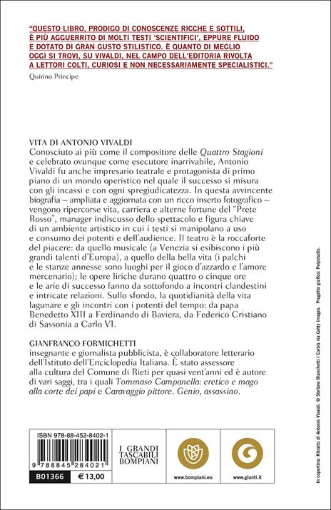 Venezia e il prete col violino. Vita di Antonio Vivaldi - Gianfranco Formichetti - 3