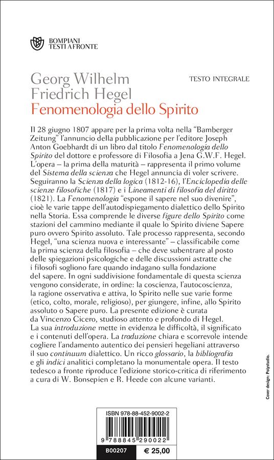 Fenomenologia dello spirito - Friedrich Hegel - 3