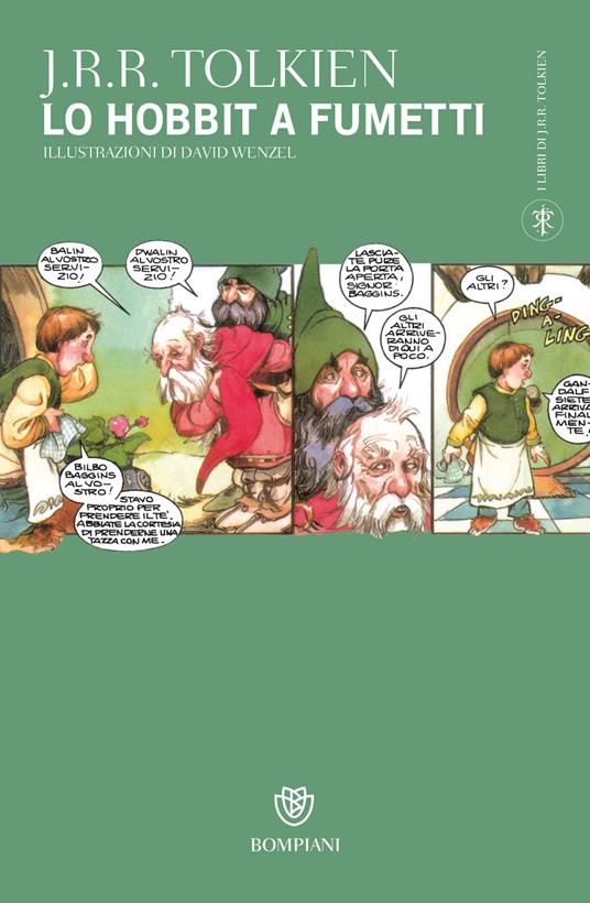Lo Hobbit a fumetti o La riconquista del tesoro - John R. R. Tolkien - copertina