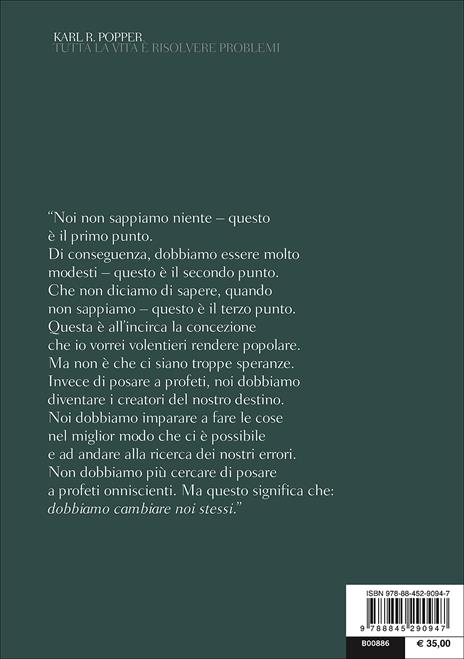 Tutta la vita è risolvere problemi. Testo tedesco a fronte - Karl R. Popper - 3