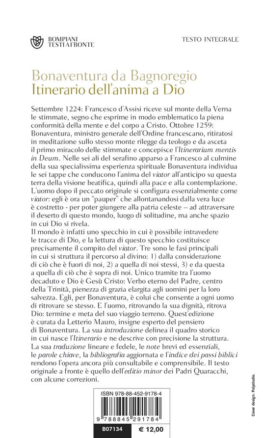 Itinerario dell'anima a Dio. Testo latino a fronte - Bonaventura (san) - 2