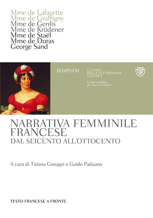 Narrativa femminile francese. Dal Seicento all'Ottocento. Testo francese a fronte - copertina