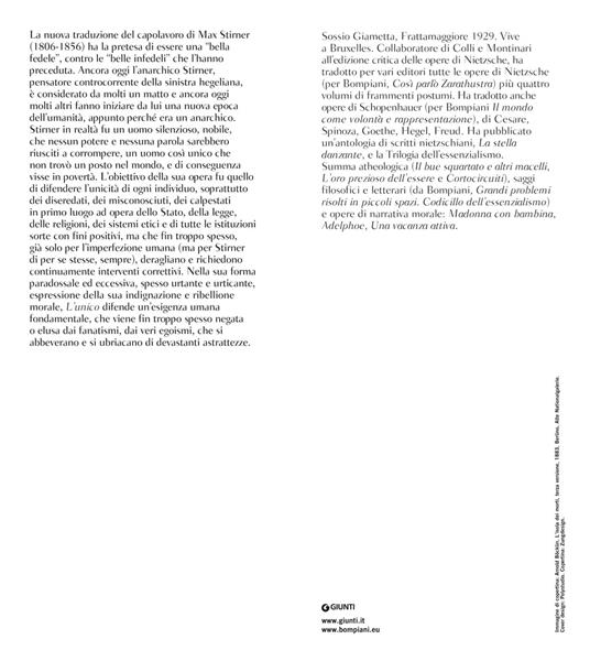 L'unico e la sua proprietà. Testo tedesco a fronte - Max Stirner - 3