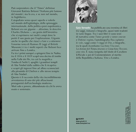 L'italiano più famoso del mondo. Vita e avventure di Giovanni Battista Belzoni - Gaia Servadio - 3