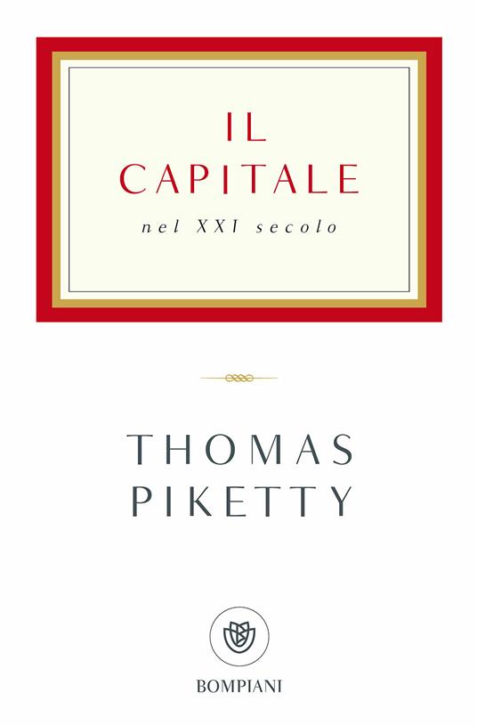 Il capitale nel XXI secolo - Thomas Piketty - copertina