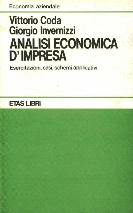 Analisi economica d'impresa - Vittorio Coda,Giorgio Invernizzi - copertina