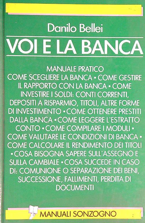 Voi e la banca