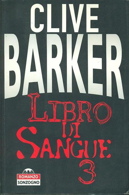 Libro di sangue. Vol. 3 - Clive Barker - copertina