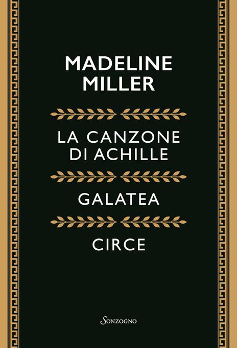 Cofanetto Miller: La canzone di Achille-Galatea-Circe - Madeline Miller - copertina