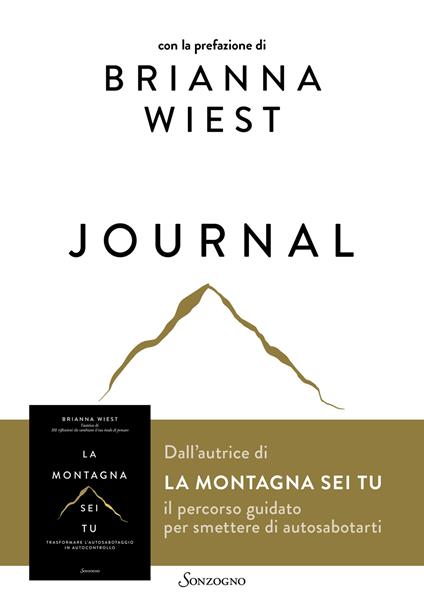 La montagna sei tu. Journal - Brianna Wiest - copertina