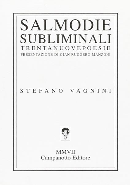 Salmodiesubliminali - Stefano Vagnini - copertina