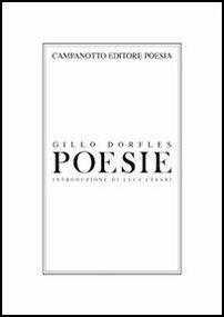 Poesie - Gillo Dorfles - copertina