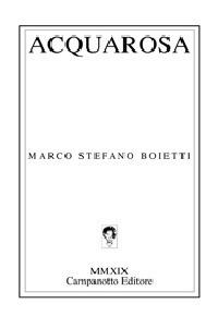 Acquarosa - Marco Stefano Boietti - copertina