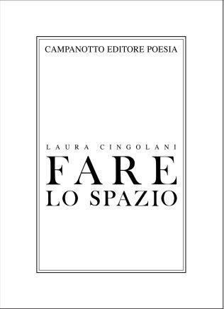 Fare lo spazio - Laura Cingolani - copertina