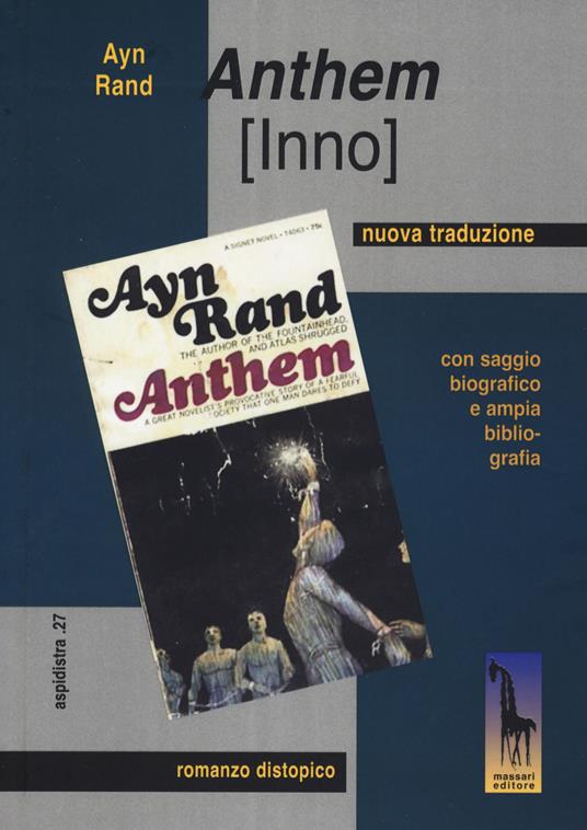 Anthem - Ayn Rand - copertina