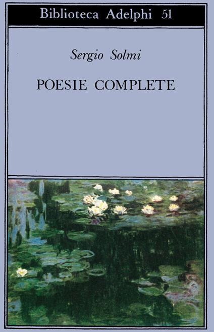 Poesie complete - Sergio Solmi - copertina