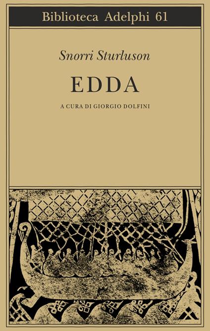Edda - Sturluson Snorri - copertina