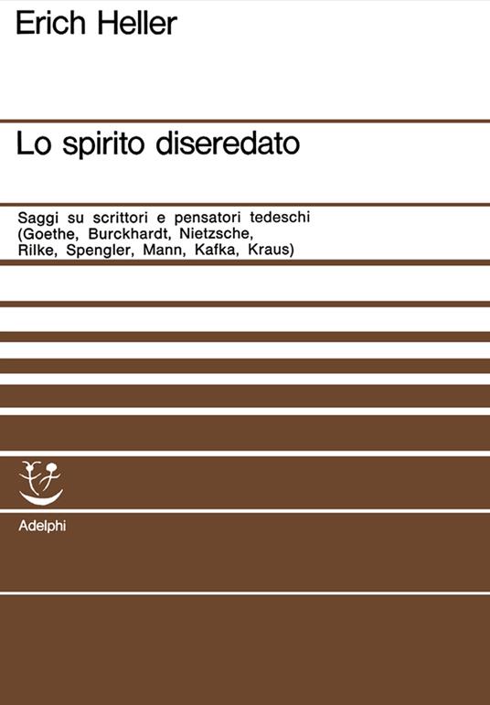Lo spirito diseredato - Erich Heller - copertina