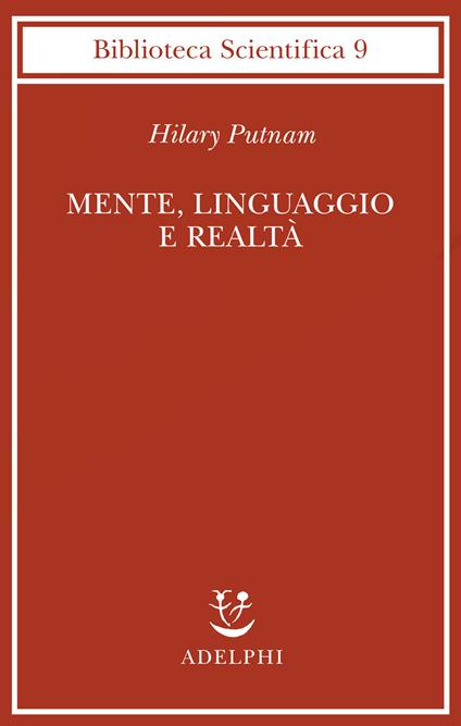 Mente, linguaggio e realtà - Hilary Putnam - copertina