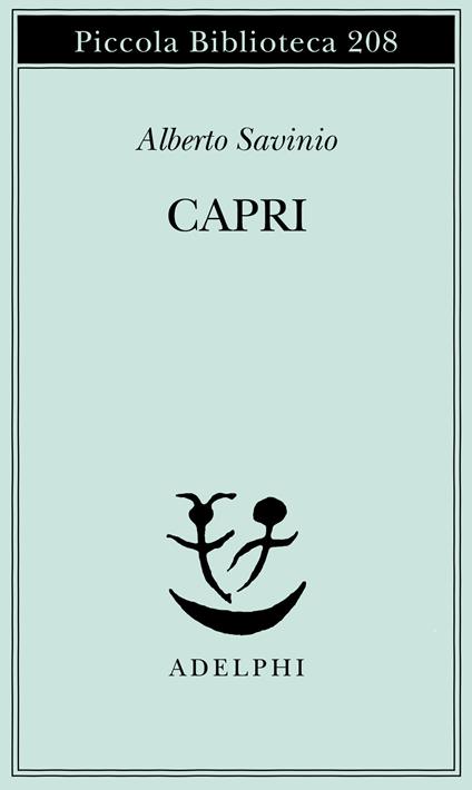 Capri - Alberto Savinio - copertina