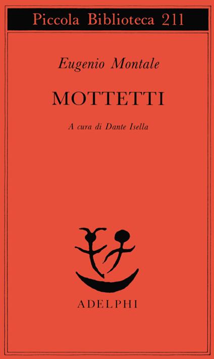 Mottetti - Eugenio Montale - copertina
