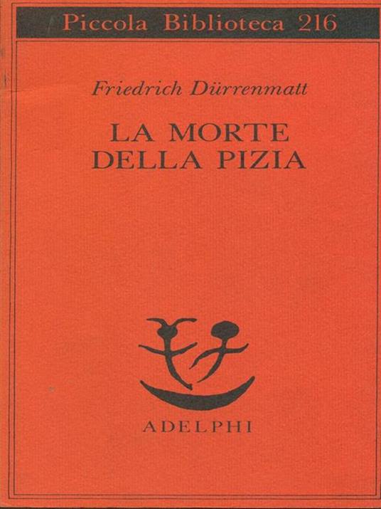 La morte della Pizia - Friedrich Dürrenmatt - copertina