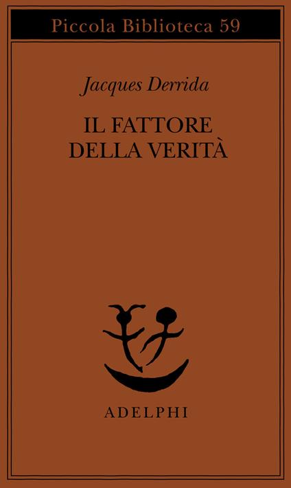 Il fattore della verità - Jacques Derrida - copertina