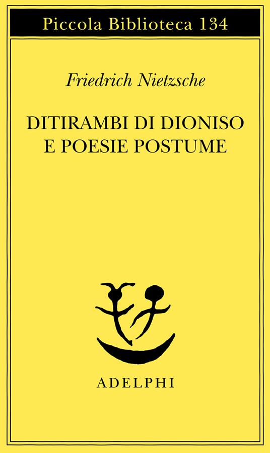 Ditirambi di Dioniso e Poesie postume - Friedrich Nietzsche - copertina