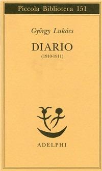 Diario (1910-1911) - György Lukács - copertina