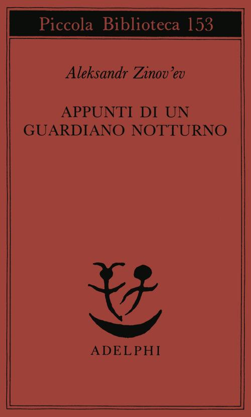 Appunti di un guardiano notturno - Aleksandr Zinov'ev - copertina