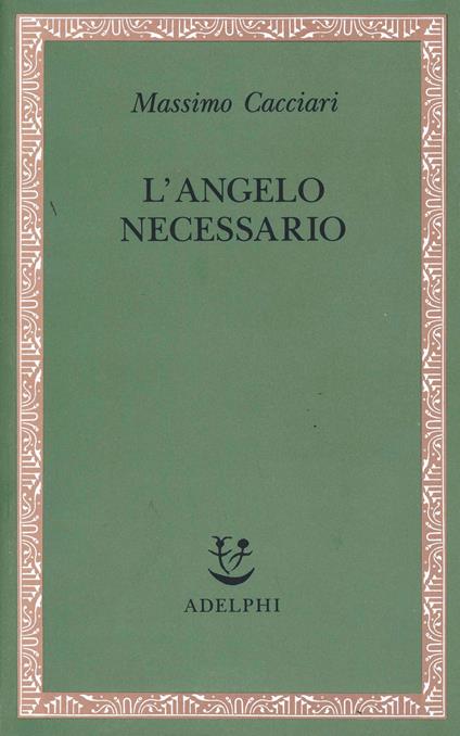 L' angelo necessario - Massimo Cacciari - copertina