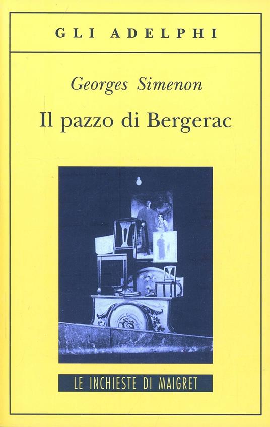 Il pazzo di Bergerac - Georges Simenon - copertina