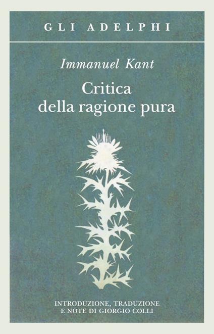 Critica della ragione pura - Immanuel Kant - copertina