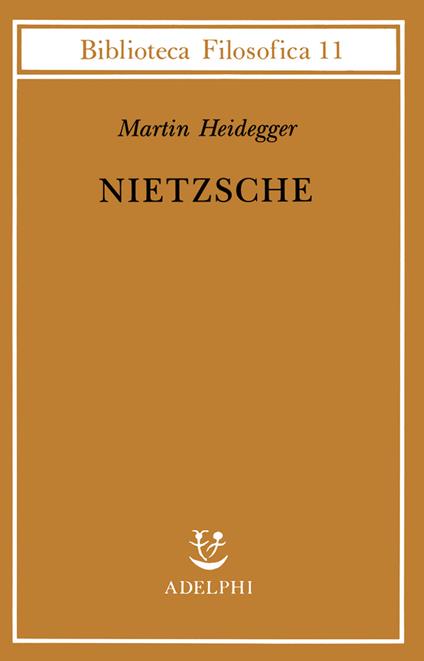 Nietzsche - Martin Heidegger - copertina