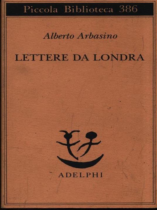 Lettere da Londra - Alberto Arbasino - copertina