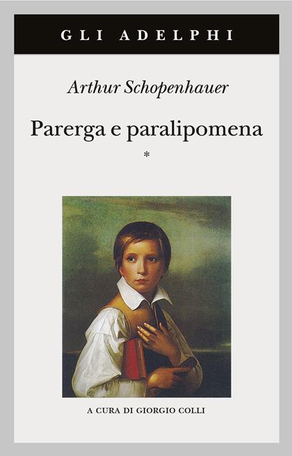 Parerga e paralipomena - Arthur Schopenhauer - copertina