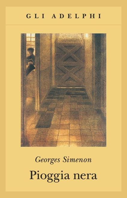 Pioggia nera - Georges Simenon - copertina