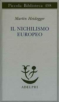 Il nichilismo europeo - Martin Heidegger - copertina