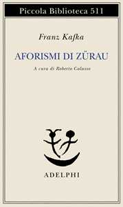 Libro Aforismi di Zürau Franz Kafka
