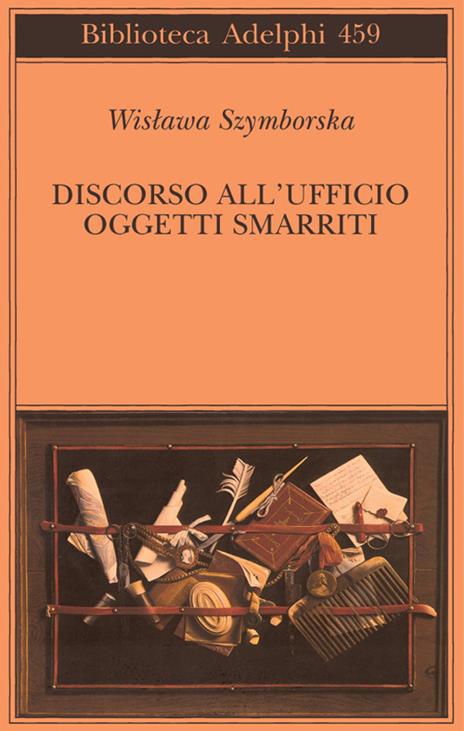 Discorso all'Ufficio oggetti smarriti - Wislawa Szymborska - copertina