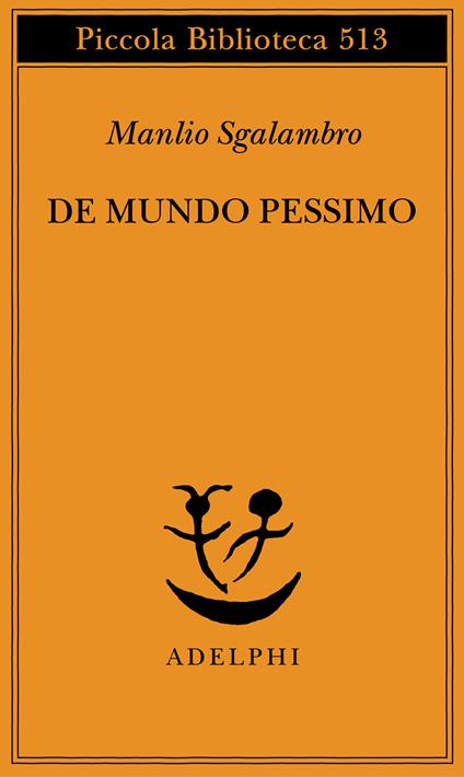 De mundo pessimo - Manlio Sgalambro - copertina