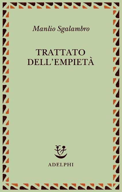Trattato dell'empietà - Manlio Sgalambro - copertina