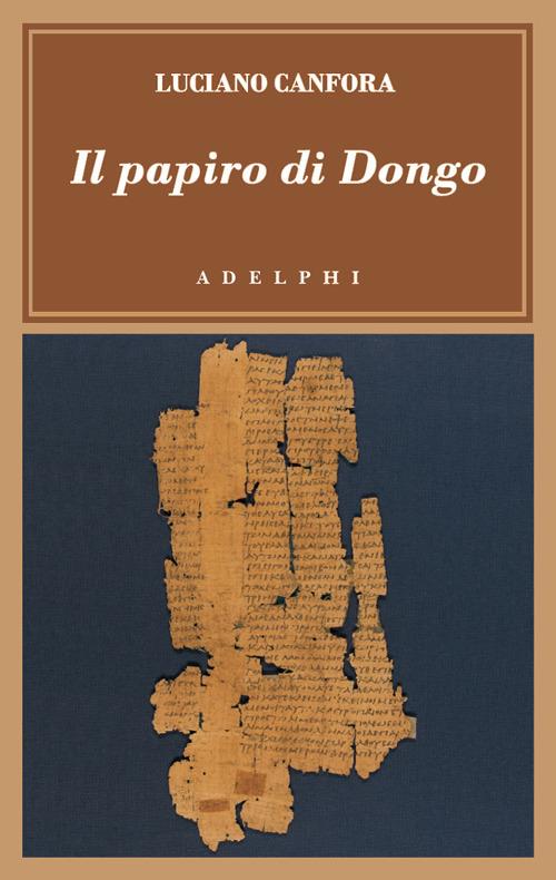 Il papiro di Dongo - Luciano Canfora - copertina