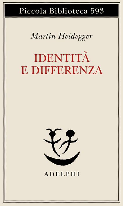 Identità e differenza - Martin Heidegger - copertina
