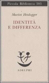 Identità e differenza - Martin Heidegger - copertina