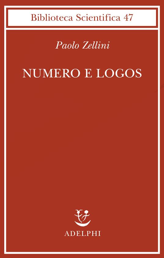 Numero e logos - Paolo Zellini - copertina